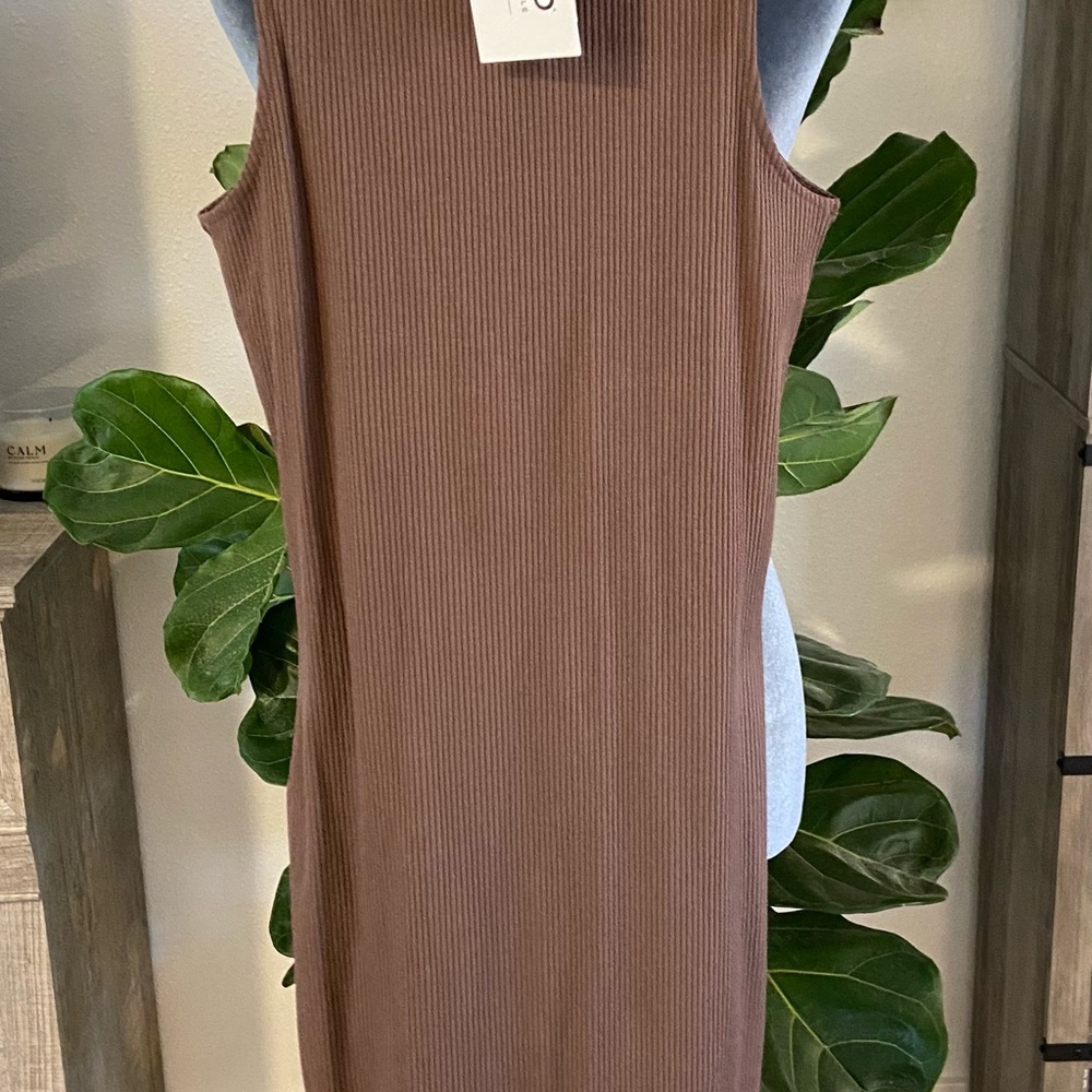 Ribbed Turtle Neck Mini - image 2